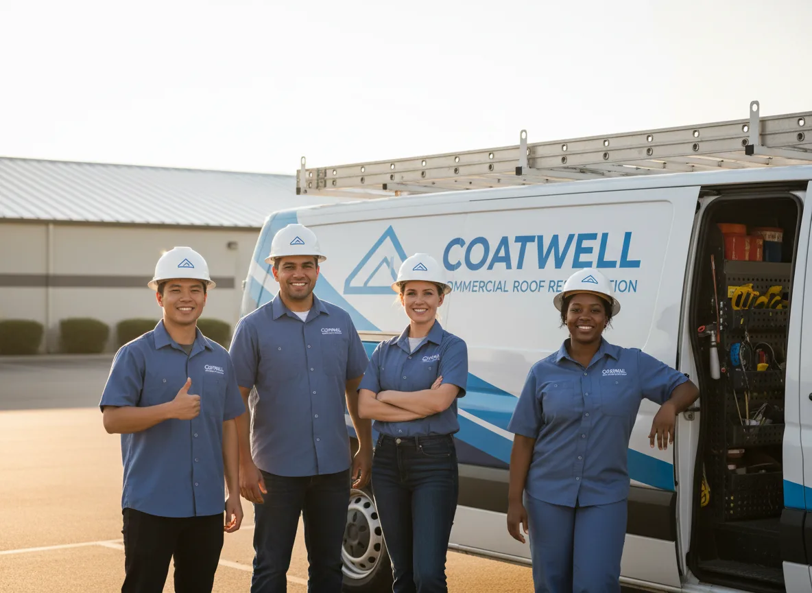 Commercial roof coating company in Rex, NC